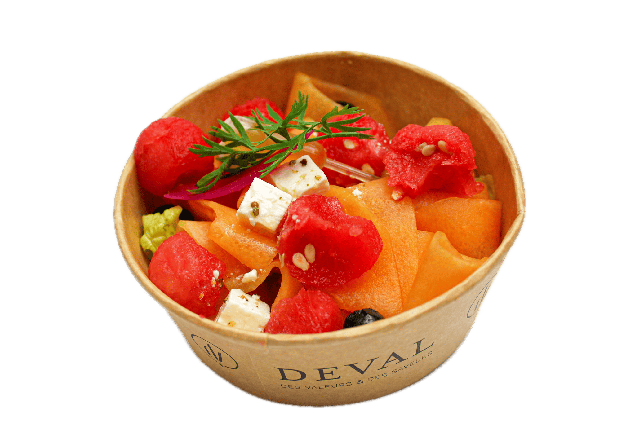Salade De Melon Paste Que Et Fe Ta Avec Arrie Re Plan Supprime 