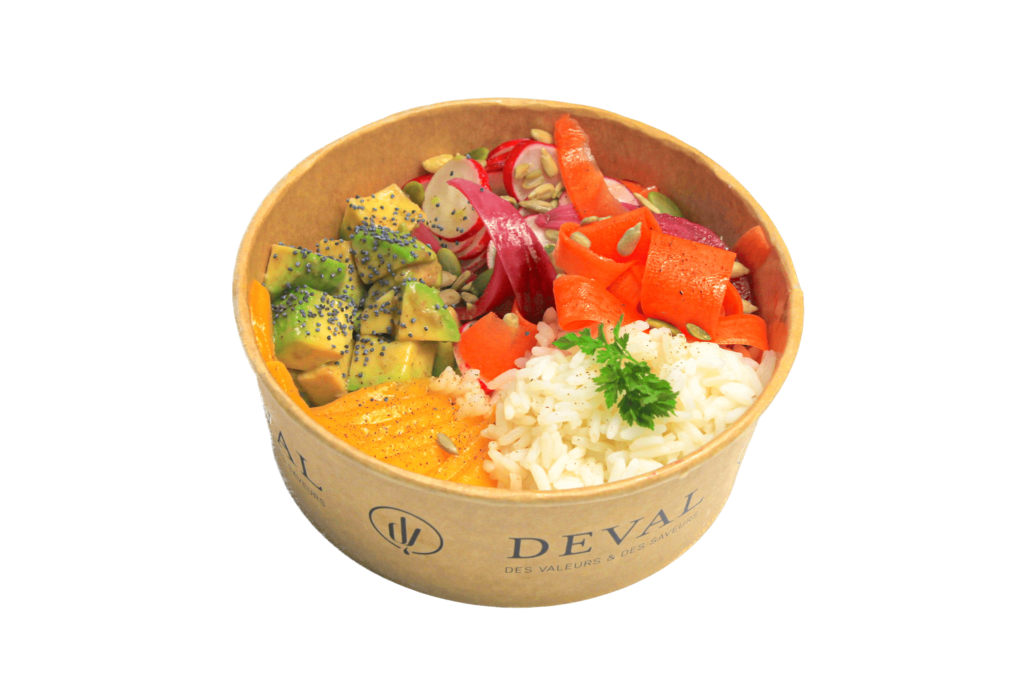 Poke Bowl Veggie Avec Arrie Re Plan Supprime Min
