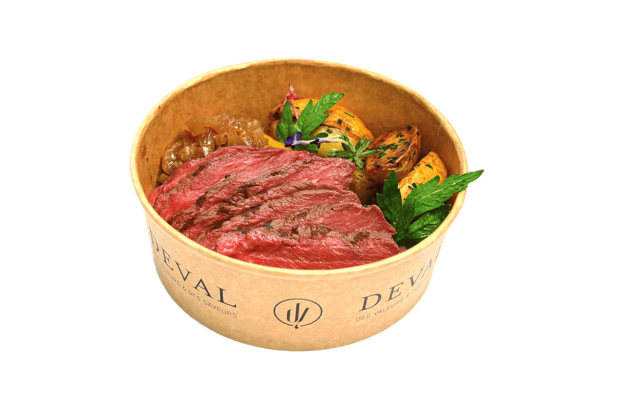 Rumsteck De Boeuf Pommes De Terre Nouvelles Ro Ties Avec Arrie Re Plan Supprime 