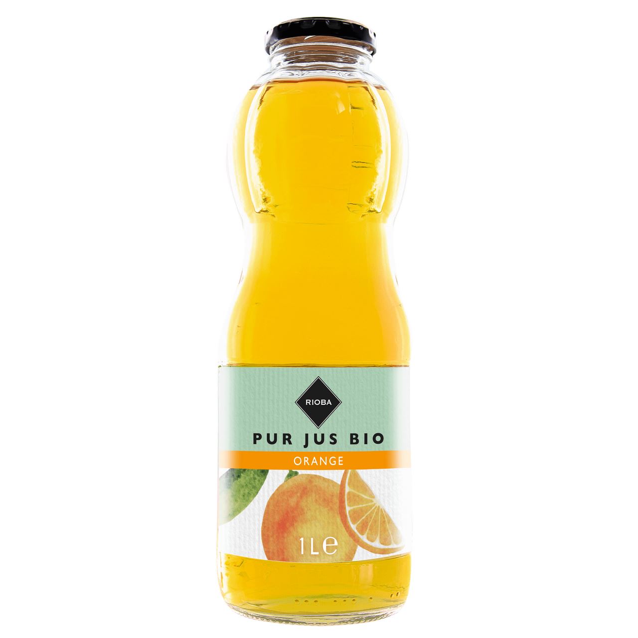 RIOBA Jus Orange BIO 1 L Verre 