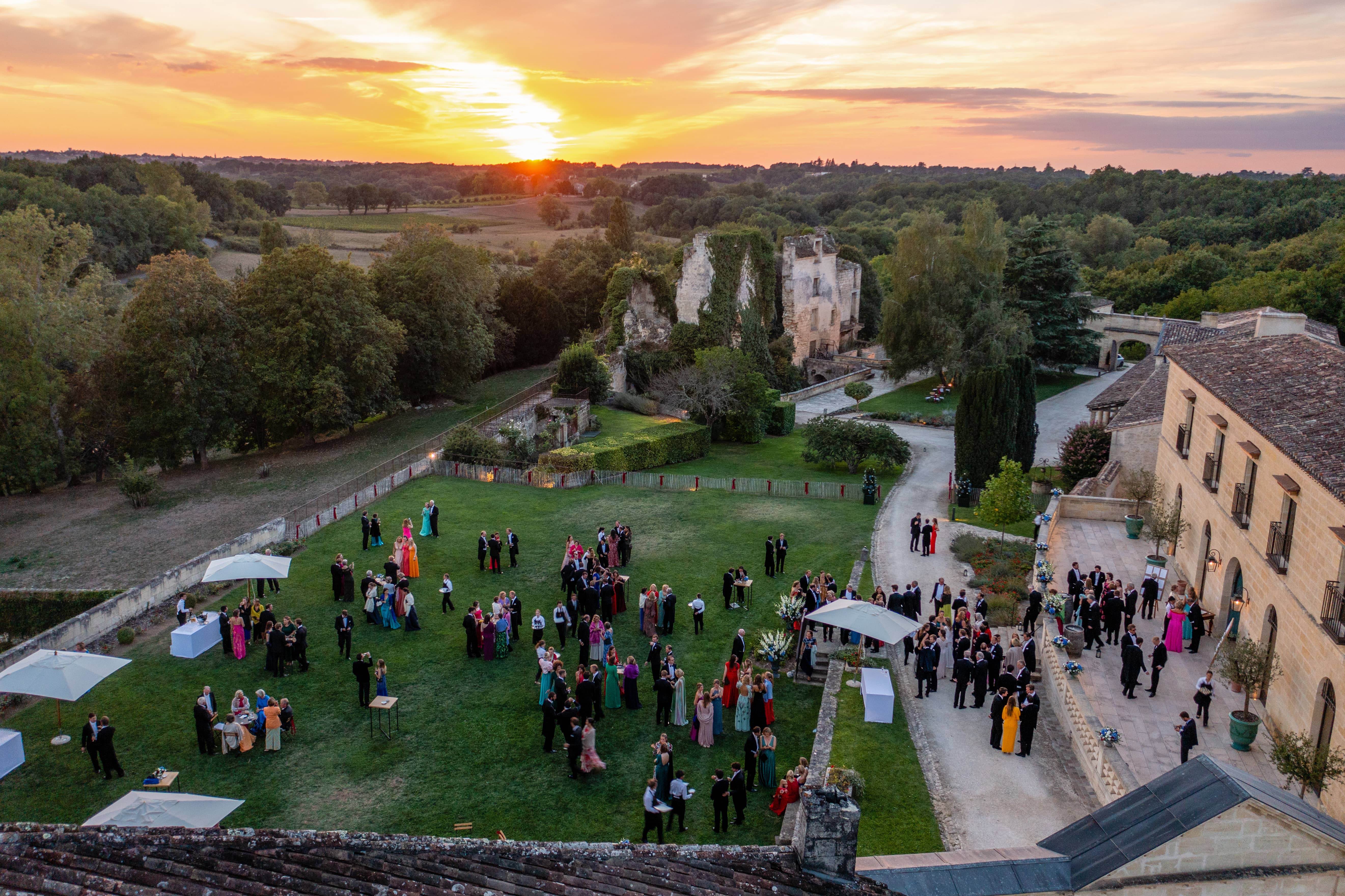 CHA TEAU D AIGUILHE RECEPTION Artiste Associe Photographes Bordeaux
