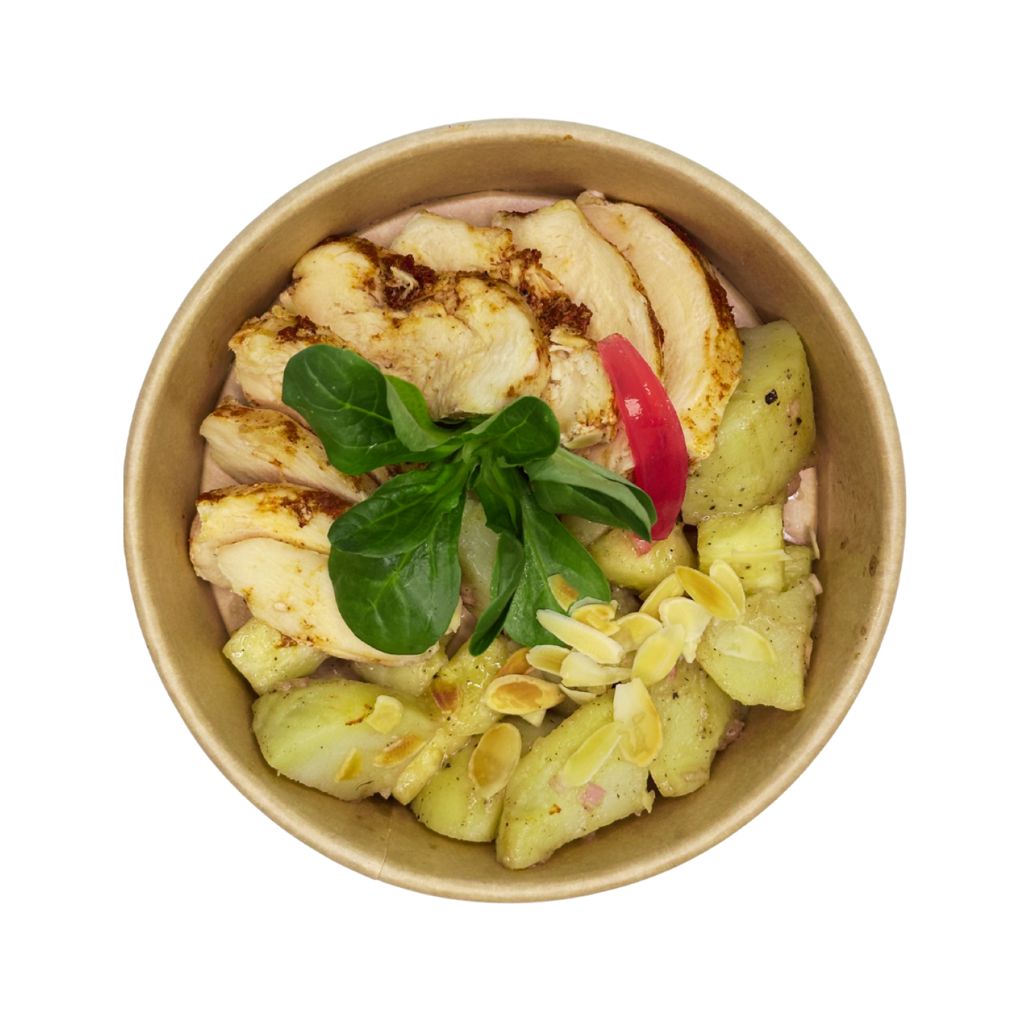 Poulet Tandoori Salade De Pomme De Terre Ananas Amandes V2