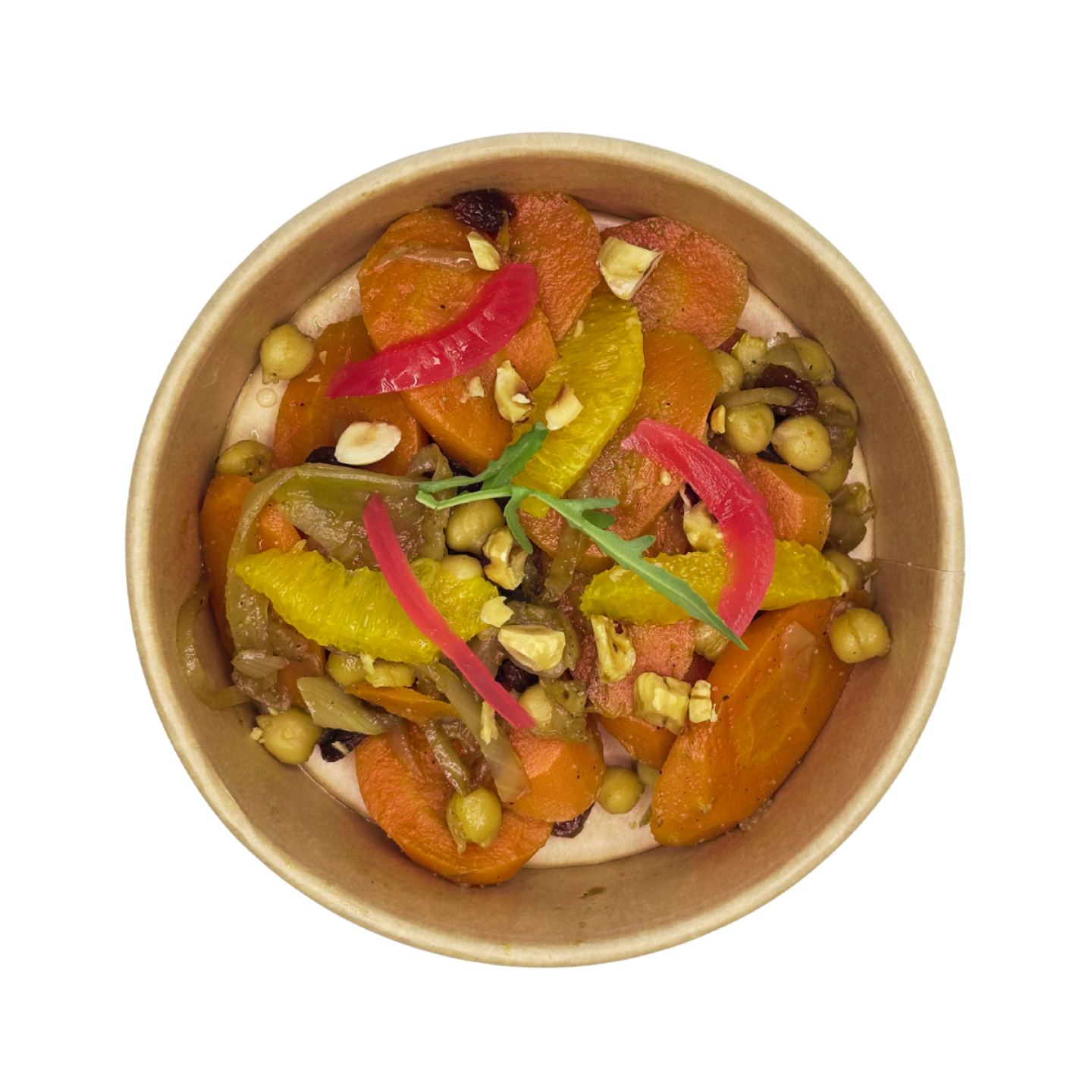 Carottes Ro Ties Pois Chiches Cumin Orange Raisins Secs Vinaigrette Miel V2